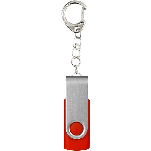 Rotate Mit Schlüsselanhänger USB-Stick , mittelrot MB , 32 GB , Kunststoff, Aluminium MB , 5,80cm x 1,90cm x 1,00cm (Länge x Höhe x Breite), Bild 4