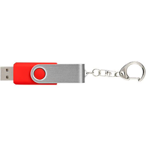 Rotate Mit Schlüsselanhänger USB-Stick , hellrot MB , 16 GB , Kunststoff, Aluminium MB , 5,80cm x 1,90cm x 1,00cm (Länge x Höhe x Breite), Bild 8