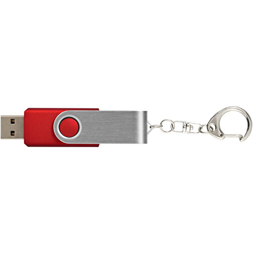 Rotate Mit Schlüsselanhänger USB-Stick , rot MB , 32 GB , Kunststoff, Aluminium MB , 5,80cm x 1,90cm x 1,00cm (Länge x Höhe x Breite), Bild 6