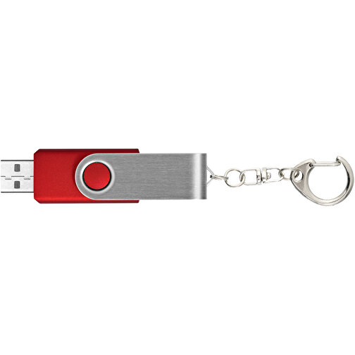 Rotate Mit Schlüsselanhänger USB-Stick , rot MB , 16 GB , Kunststoff, Aluminium MB , 5,80cm x 1,90cm x 1,00cm (Länge x Höhe x Breite), Bild 5