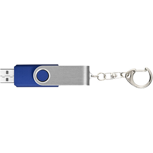 Rotate Mit Schlüsselanhänger USB-Stick , blau MB , 32 GB , Kunststoff, Aluminium MB , 5,80cm x 1,90cm x 1,00cm (Länge x Höhe x Breite), Bild 6