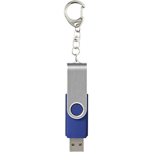 Rotate Mit Schlüsselanhänger USB-Stick , blau MB , 16 GB , Kunststoff, Aluminium MB , 5,80cm x 1,90cm x 1,00cm (Länge x Höhe x Breite), Bild 3