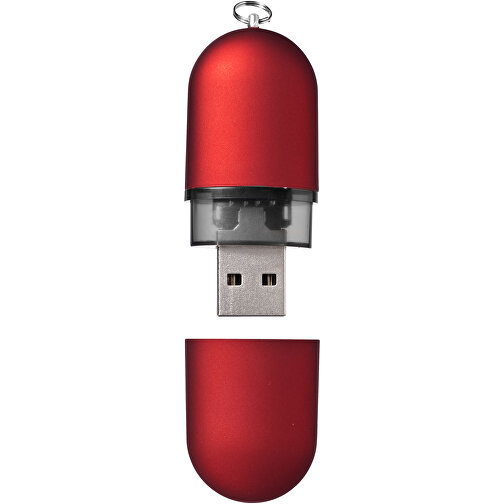 USB-Stick Business , rot MB , 32 GB , Kunststoff, Aluminium MB , 6,00cm x 2,40cm x 1,20cm (Länge x Höhe x Breite), Bild 3