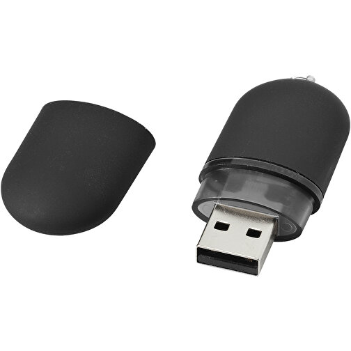USB-Stick Business , schwarz MB , 4 GB , Kunststoff, Aluminium MB , 6,00cm x 2,40cm x 1,20cm (Länge x Höhe x Breite), Bild 1