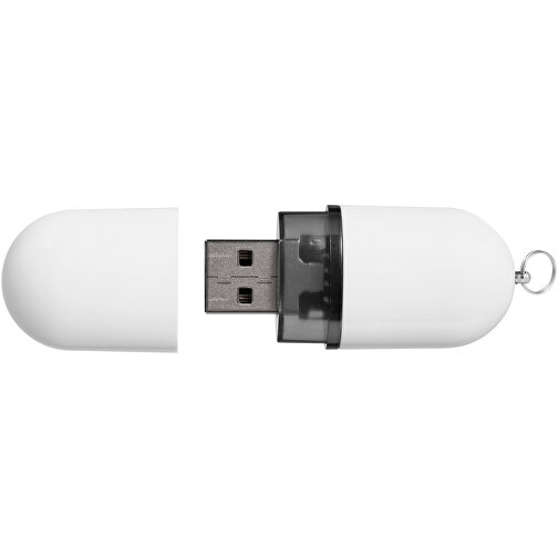 USB-Stick Business , weiß MB , 32 GB , Kunststoff, Aluminium MB , 6,00cm x 2,40cm x 1,20cm (Länge x Höhe x Breite), Bild 5