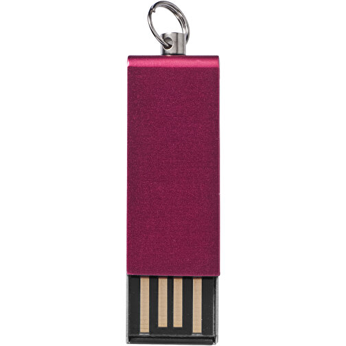 Mini Rotate USB-Stick , rot MB , 4 GB , Aluminium MB , 3,30cm x 1,60cm x 0,60cm (Länge x Höhe x Breite), Bild 3