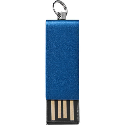 Mini Rotate USB-Stick , blau MB , 32 GB , Aluminium MB , 3,30cm x 1,60cm x 0,60cm (Länge x Höhe x Breite), Bild 3