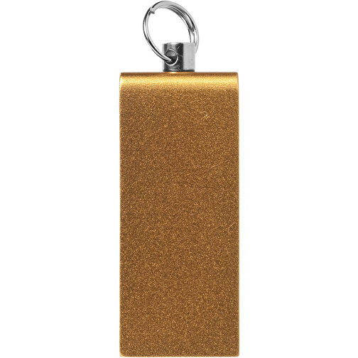 Mini Rotate USB-Stick , gold MB , 32 GB , Aluminium MB , 3,30cm x 1,60cm x 0,60cm (Länge x Höhe x Breite), Bild 5
