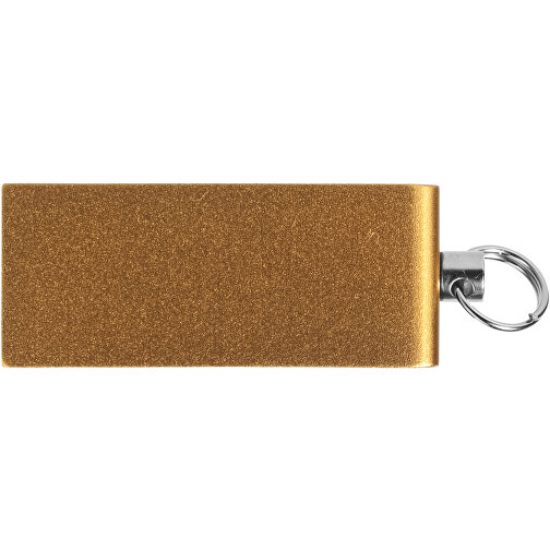Mini Rotate USB-Stick , gold MB , 8 GB , Aluminium MB , 3,30cm x 1,60cm x 0,60cm (Länge x Höhe x Breite), Bild 4