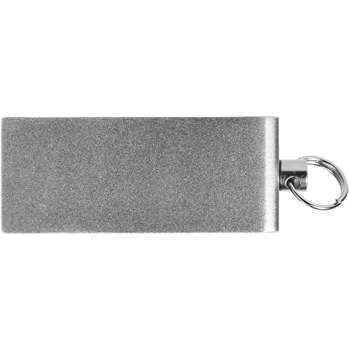 Mini Rotate USB-Stick , silber MB , 4 GB , Aluminium MB , 3,30cm x 1,60cm x 0,60cm (Länge x Höhe x Breite), Bild 4