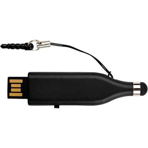 Stylus USB-Stick , schwarz MB , 2 GB , Kunststoff MB , 6,90cm x 2,00cm x 0,80cm (Länge x Höhe x Breite), Bild 6