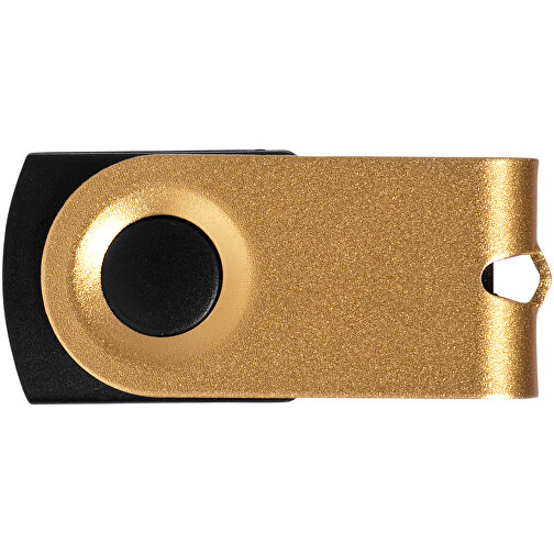 Mini USB-Stick , gold MB , 32 GB , Aluminium MB , 3,20cm x 1,60cm x 1,40cm (Länge x Höhe x Breite), Bild 4