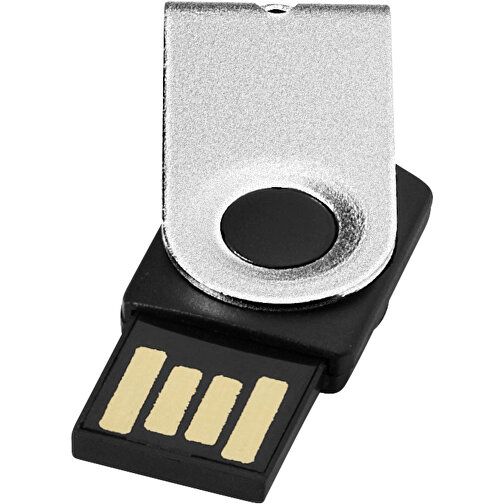 Mini USB-Stick , silber MB , 1 GB , Aluminium MB , 3,20cm x 1,60cm x 1,40cm (Länge x Höhe x Breite), Bild 1