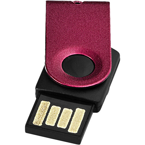 Mini USB-Stick , rot MB , 8 GB , Aluminium MB , 3,20cm x 1,60cm x 1,40cm (Länge x Höhe x Breite), Bild 1