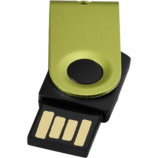 Mini USB-Stick , apfelgrün MB , 8 GB , Aluminium MB , 3,20cm x 1,60cm x 1,40cm (Länge x Höhe x Breite), Bild 1