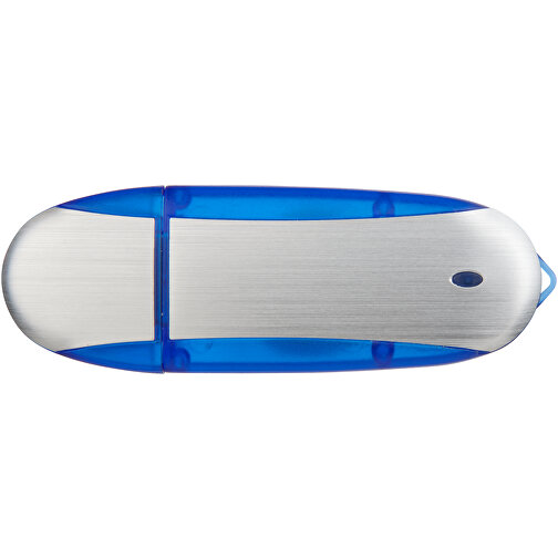 Memo USB-Stick , dunkelblau / silber MB , 8 GB , Kunststoff, Aluminium MB , 6,00cm x 2,40cm x 1,20cm (Länge x Höhe x Breite), Bild 8