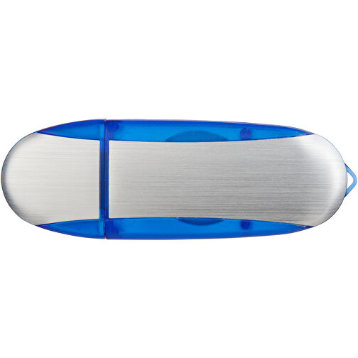 Memo USB-Stick , dunkelblau / silber MB , 8 GB , Kunststoff, Aluminium MB , 6,00cm x 2,40cm x 1,20cm (Länge x Höhe x Breite), Bild 9