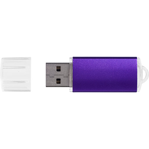 Silicon Valley USB-Stick , lila MB , 32 GB , Kunststoff, Aluminium MB , 5,30cm x 1,70cm x 0,80cm (Länge x Höhe x Breite), Bild 4