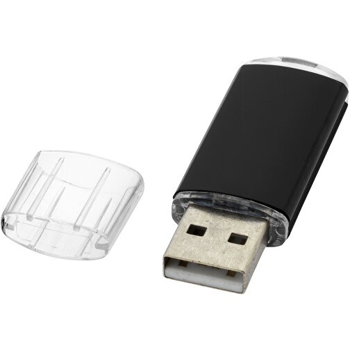 Silicon Valley USB-Stick , schwarz MB , 32 GB , Kunststoff, Aluminium MB , 5,30cm x 1,70cm x 0,80cm (Länge x Höhe x Breite), Bild 1