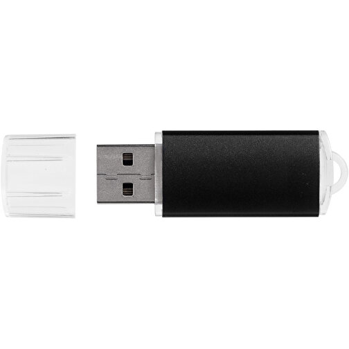 Silicon Valley USB-Stick , schwarz MB , 4 GB , Kunststoff, Aluminium MB , 5,30cm x 1,70cm x 0,80cm (Länge x Höhe x Breite), Bild 6