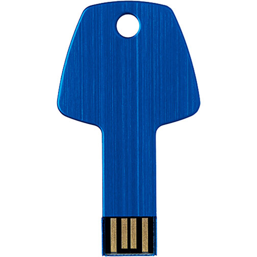 USB-Stick Schlüssel , navy MB , 8 GB , Aluminium MB , 5,70cm x 3,20cm x 0,30cm (Länge x Höhe x Breite), Bild 3