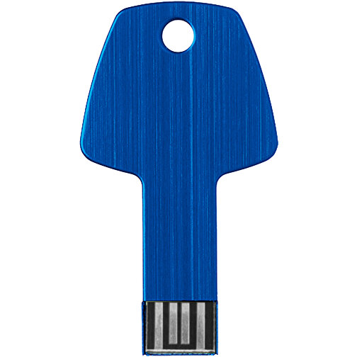 USB-Stick Schlüssel , navy MB , 2 GB , Aluminium MB , 5,70cm x 3,20cm x 0,30cm (Länge x Höhe x Breite), Bild 8