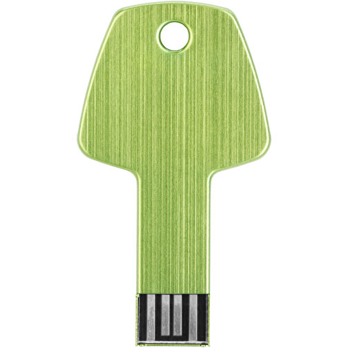 USB-Stick Schlüssel , grün MB , 8 GB , Aluminium MB , 5,70cm x 3,20cm x 0,30cm (Länge x Höhe x Breite), Bild 8