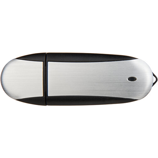 Memo USB-Stick , schwarz / silber MB , 16 GB , Kunststoff, Aluminium MB , 6,00cm x 2,40cm x 1,20cm (Länge x Höhe x Breite), Bild 10