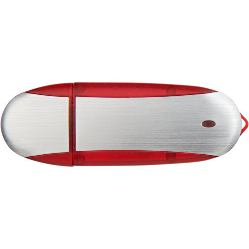 Memo USB-Stick , rot / silber MB , 16 GB , Kunststoff, Aluminium MB , 6,00cm x 2,40cm x 1,20cm (Länge x Höhe x Breite), Bild 10