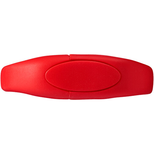 Bracelet USB-Stick , rot MB , 16 GB , Silikon Kunststoff MB , 24,40cm x 2,10cm x 1,10cm (Länge x Höhe x Breite), Bild 5
