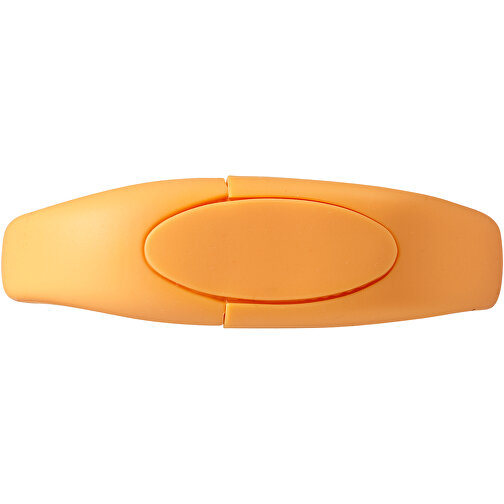 Bracelet USB-Stick , orange MB , 32 GB , Silikon Kunststoff MB , 24,40cm x 2,10cm x 1,10cm (Länge x Höhe x Breite), Bild 5