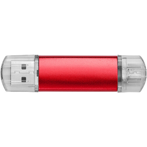 Silicon Valley On-the-Go USB-Stick , rot MB , 32 GB , Aluminium MB , 6,90cm x 1,80cm x 0,70cm (Länge x Höhe x Breite), Bild 6