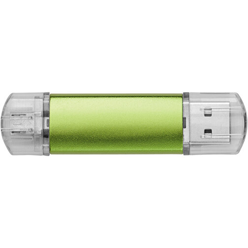 Silicon Valley On-the-Go USB-Stick , grün MB , 2 GB , Aluminium MB , 6,90cm x 1,80cm x 0,70cm (Länge x Höhe x Breite), Bild 3