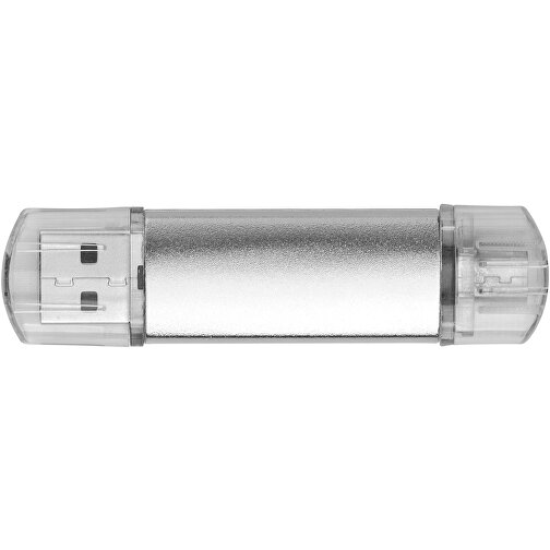 Silicon Valley On-the-Go USB-Stick , silber MB , 32 GB , Aluminium MB , 6,90cm x 1,80cm x 0,70cm (Länge x Höhe x Breite), Bild 4