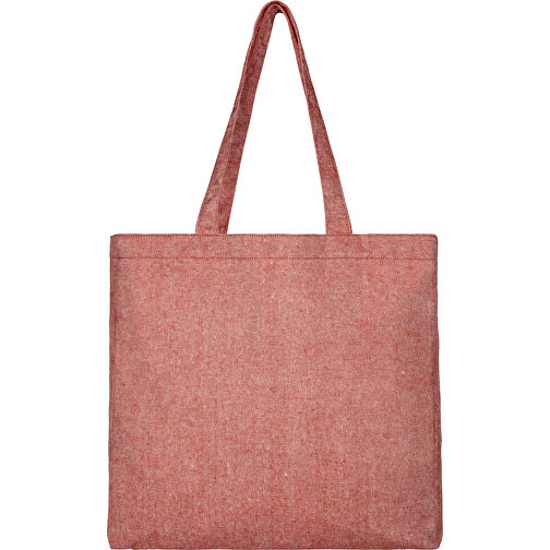 Pheebs poszerzana torba na zakupy z bawełny z recyclingu o gramaturze 210 g/m2, Obraz 3