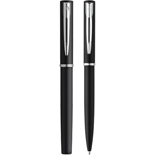 Allure Set Aus Kugelschreiber Und Tintenroller , Waterman, schwarz, Metall, 13,90cm (Länge), Bild 4