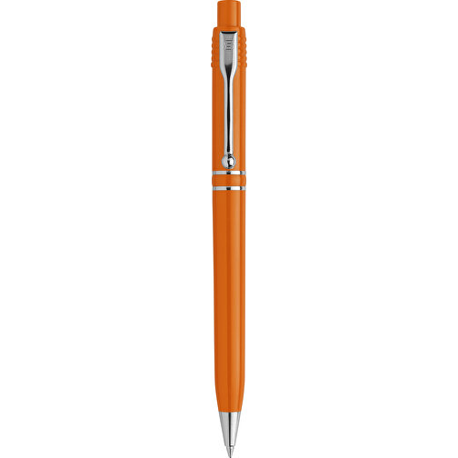 Kugelschreiber Raja Chrome Hardcolour , orange, ABS & Metall, 14,00cm (Länge), Bild 1