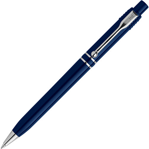 Kugelschreiber Raja Chrome Hardcolour , dunkelblau, ABS & Metall, 14,00cm (Länge), Bild 2
