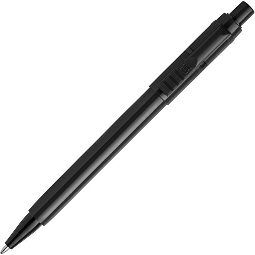 Kugelschreiber Baron Extra Hardcolour , schwarz / schwarz, ABS, 13,30cm (Länge), Bild 2