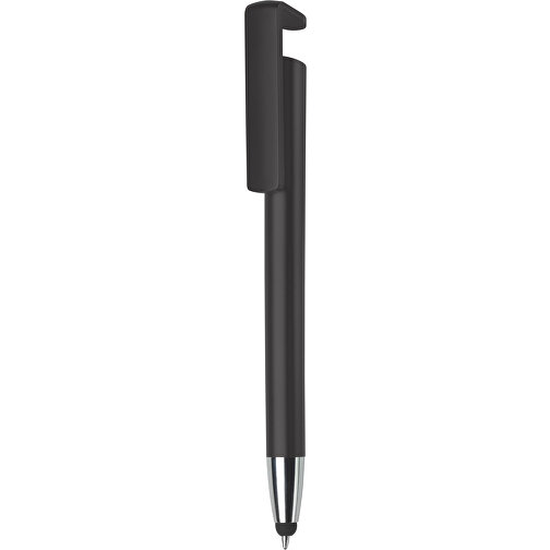 3-in-1 Touch Kugelschreiber , schwarz, ABS, 14,60cm (Länge), Bild 1