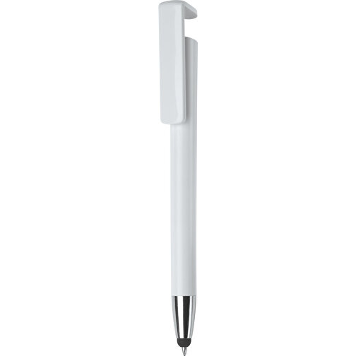 3-in-1 Touch Kugelschreiber , weiß, ABS, 14,60cm (Länge), Bild 1