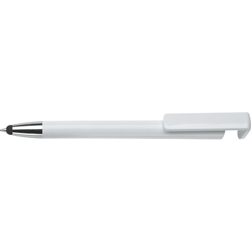 3-in-1 Touch Kugelschreiber , weiß, ABS, 14,60cm (Länge), Bild 3
