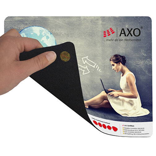 AXOPAD® Mousepad AXOIdent 400, 21 cm rotondo, 1,4 mm di spessore, Immagine 2