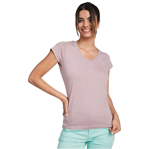 Victoria T-Shirt Mit V-Ausschnitt Für Damen , rossette, Single jersey Strick 100% Baumwolle, 155 g/m2, 2XL, , Bild 2