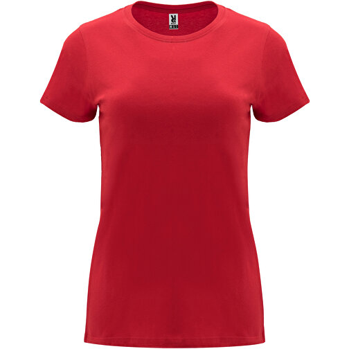 Capri T-Shirt Für Damen , rot, Single jersey Strick 100% Baumwolle, 170 g/m2, XL, , Bild 1