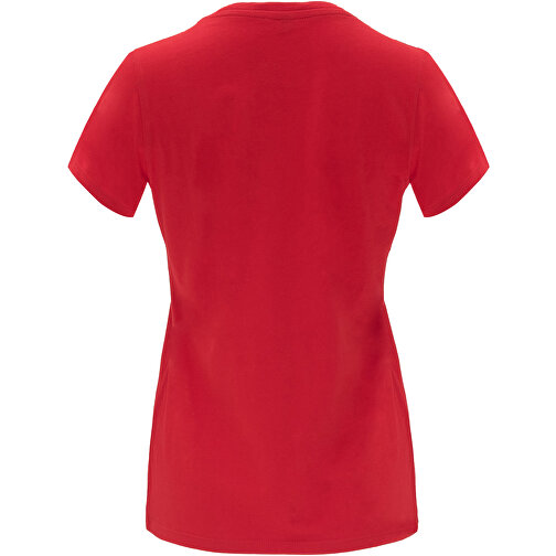 Capri T-Shirt Für Damen , rot, Single jersey Strick 100% Baumwolle, 170 g/m2, XL, , Bild 3