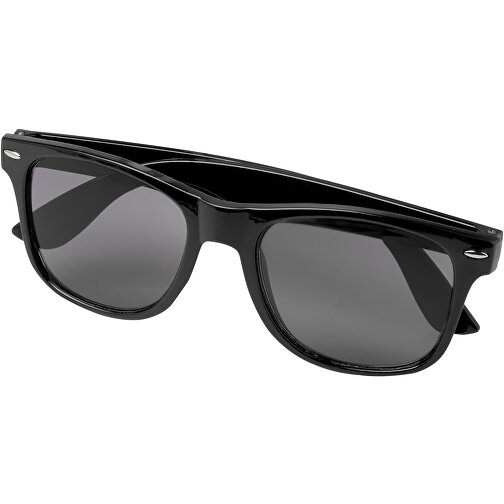 Sun Ray Recycelte Sonnenbrille , schwarz, Recycelter Kunststoff, 14,50cm x 49,50cm (Länge x Breite), Bild 4