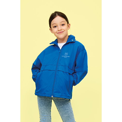 Windbreaker - Surf Kids , Sol´s, schwarz, Nylon, 6XL, 165,00cm x 176,00cm (Länge x Breite), Bild 4