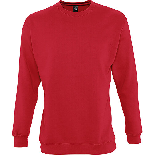 Sweatshirt - New Supreme , Sol´s, rot, Mischgewebe Polyester/Baumwolle, XL, 71,00cm (Länge), Bild 1