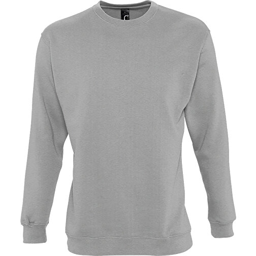 Sweatshirt - New Supreme , Sol´s, graue melange, Mischgewebe Polyester/Baumwolle, XL, 71,00cm (Länge), Bild 1